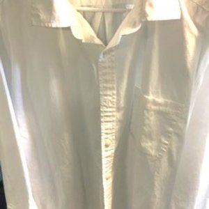 Vineyard Vines Men's WHITE button-down long sleeve Shirt- XXL